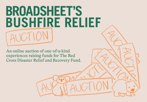 Broadsheet Bushfire Relief Picnic and Auction