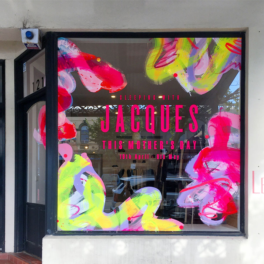 Installing Sleeping with Jacques windows